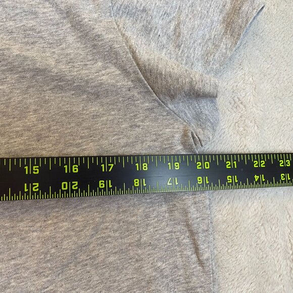 Reebok Women's Pocket Tee Shirt Large Heather Gray Recycled Cotton Blend - Picture 5 of 10